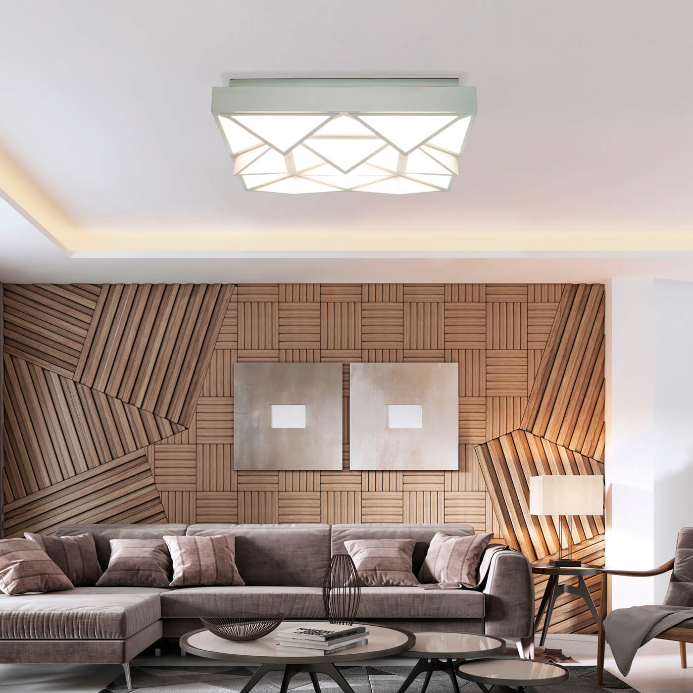 Plafonieră led Diamond - imagine 2