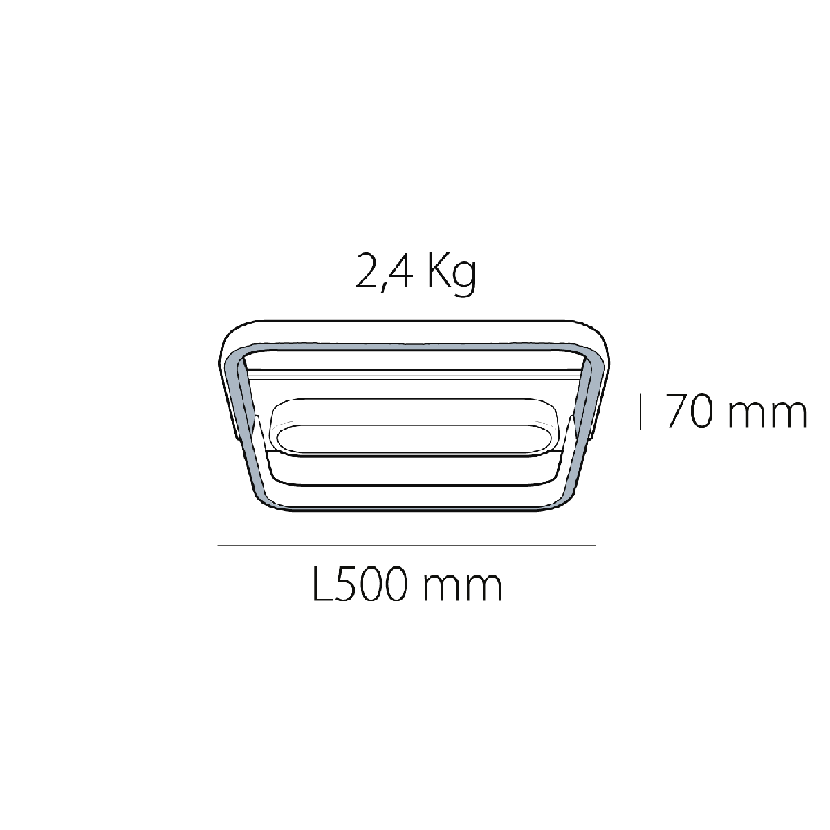 Plafonieră cu led Skadi - imagine 4
