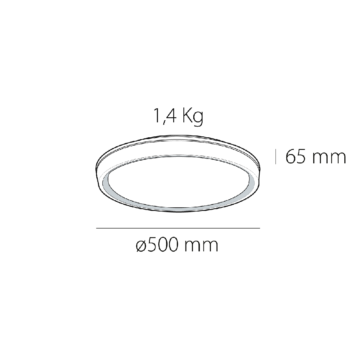 Plafonieră cu led Jano - imagine 6