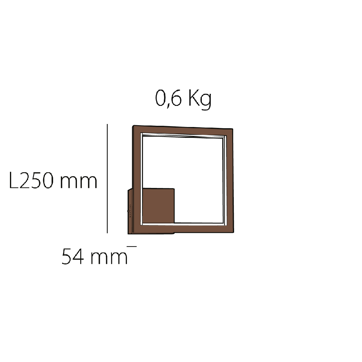 Aplică de perete New Frame - imagine 4