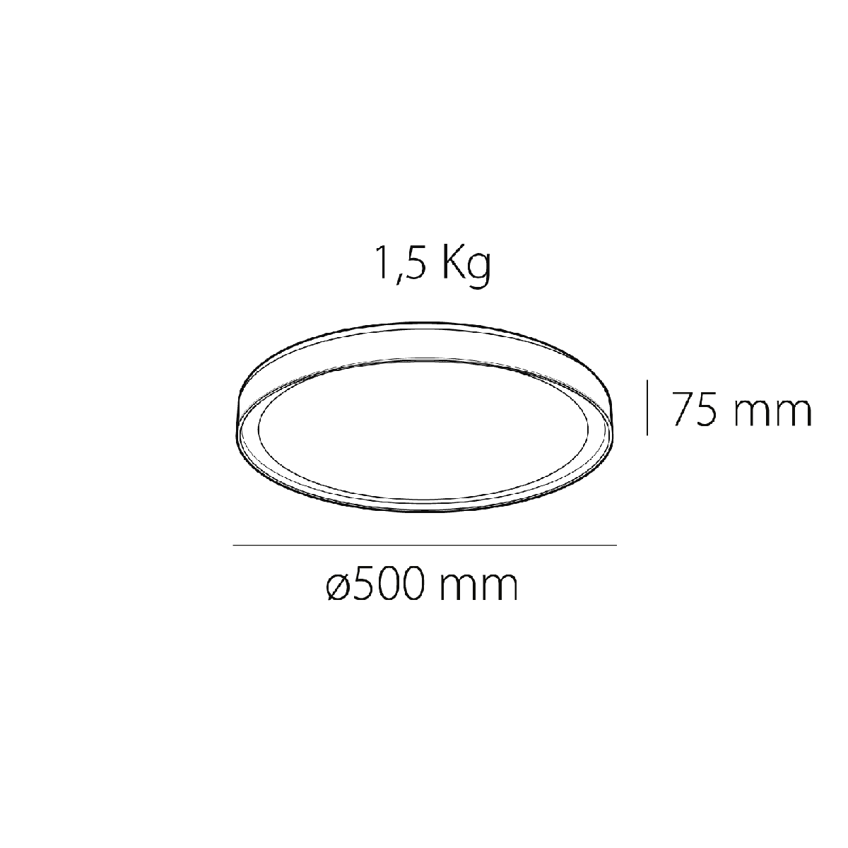 Plafonieră cu led Ariel - imagine 4