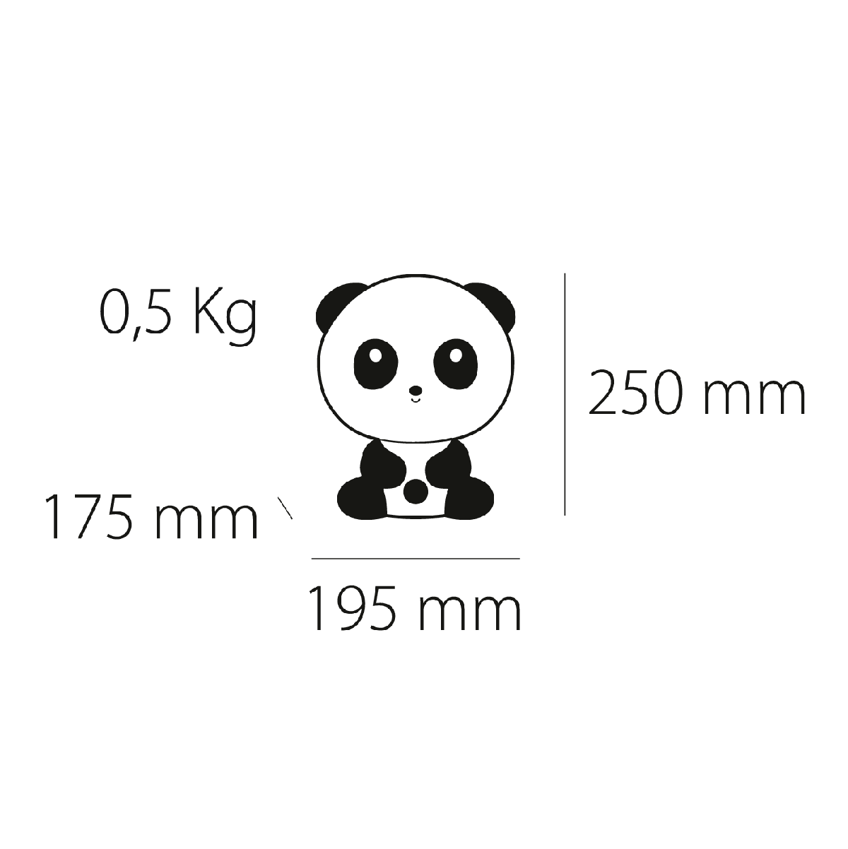 Veioză copii Cute Pet Panda 1 - imagine 5