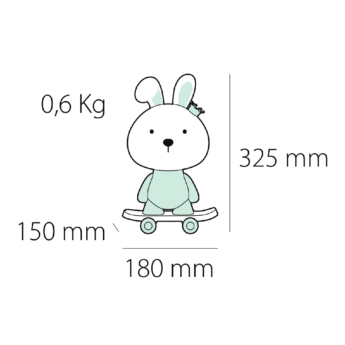 Veioză copii Cute Pet Rabbit 2 - imagine 3