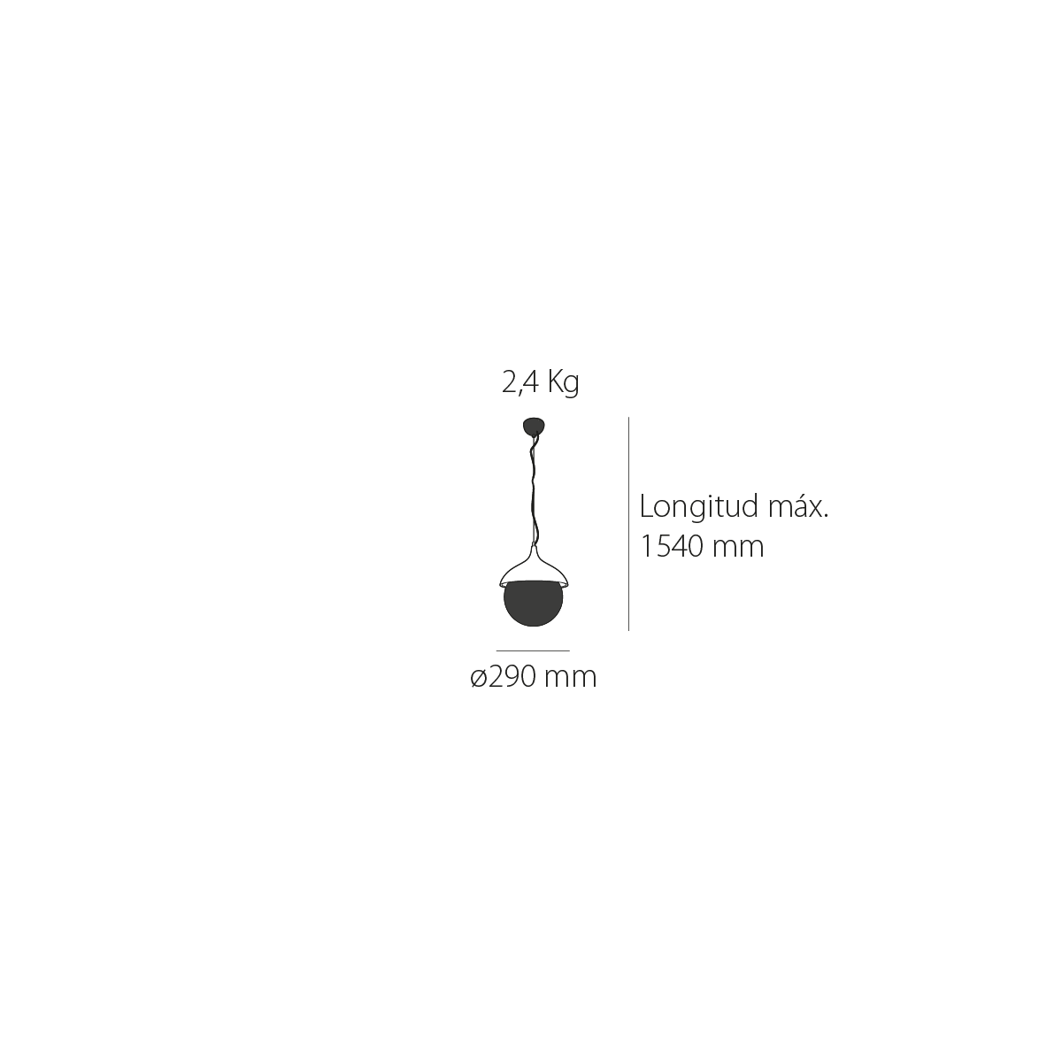 Lustră Suspendată Acorn 1 - imagine 3