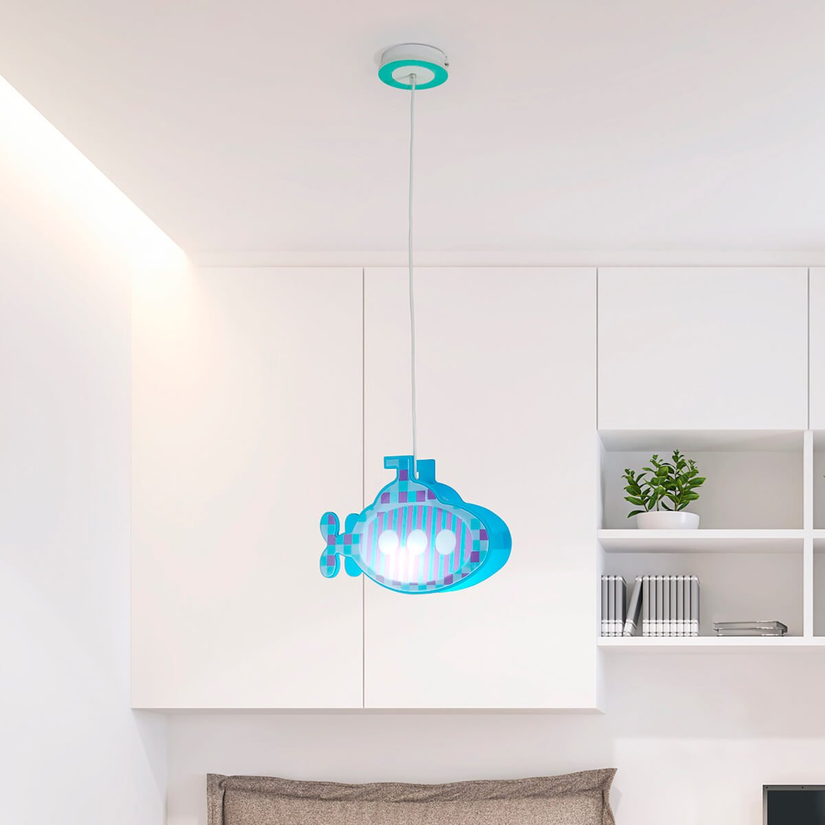 Lustră suspendată copii Nautilus - imagine 3