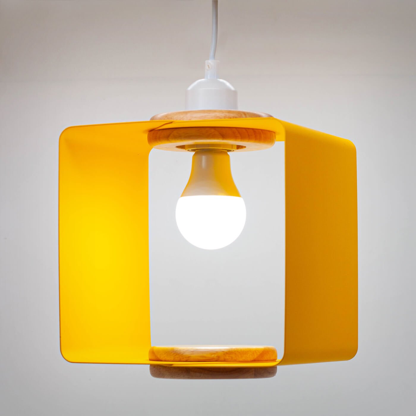 Lustră Suspendată Cube Pop Yellow
