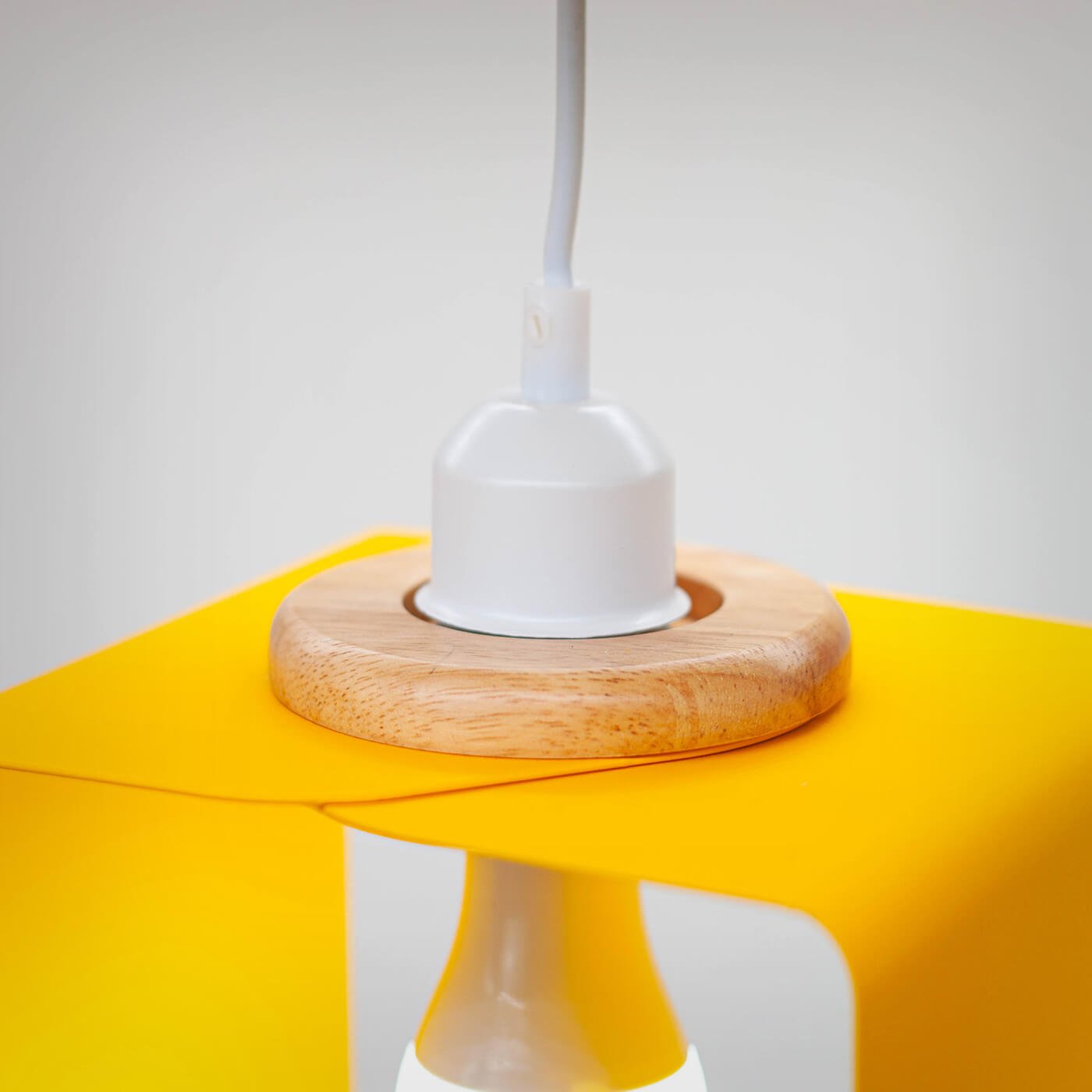 Lustră Suspendată Cube Pop Yellow - imagine 2