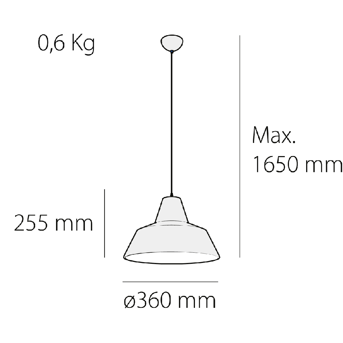 Lustră suspendată Umbrella 10 - imagine 4