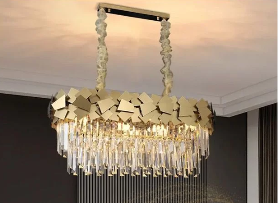 Candelabru Dining Auriu Lucios 800x300, 21xE14 - imagine 2