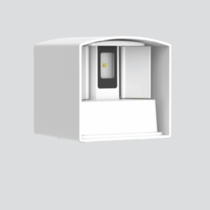 Aplica de Perete led Pentru Exterior Patrata, Alba