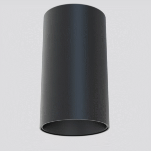 Spot aplicat negru de interior D80MM*H150MM