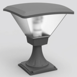 Stalp de Exterior Modern, 1xE27, Gri Inchis